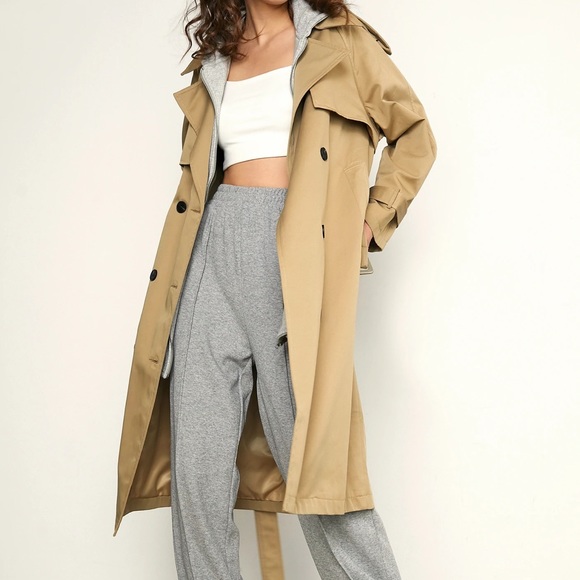 J.ING Jackets & Blazers - J.ING Susana Wheat Belted Trench Coats | Camel